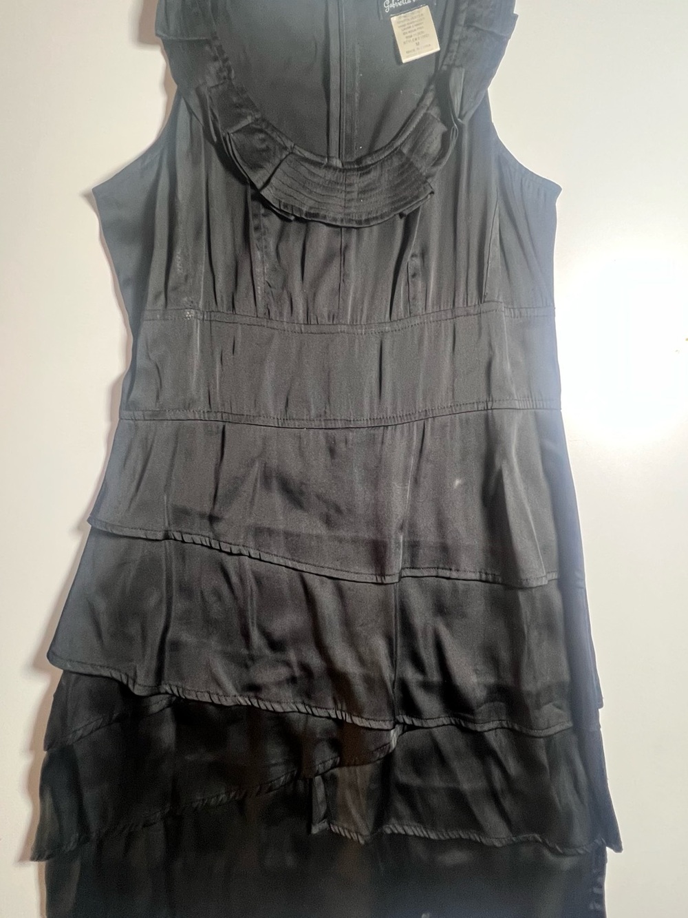 Gabriella Rocha Black Tiered Ruffle Camisole